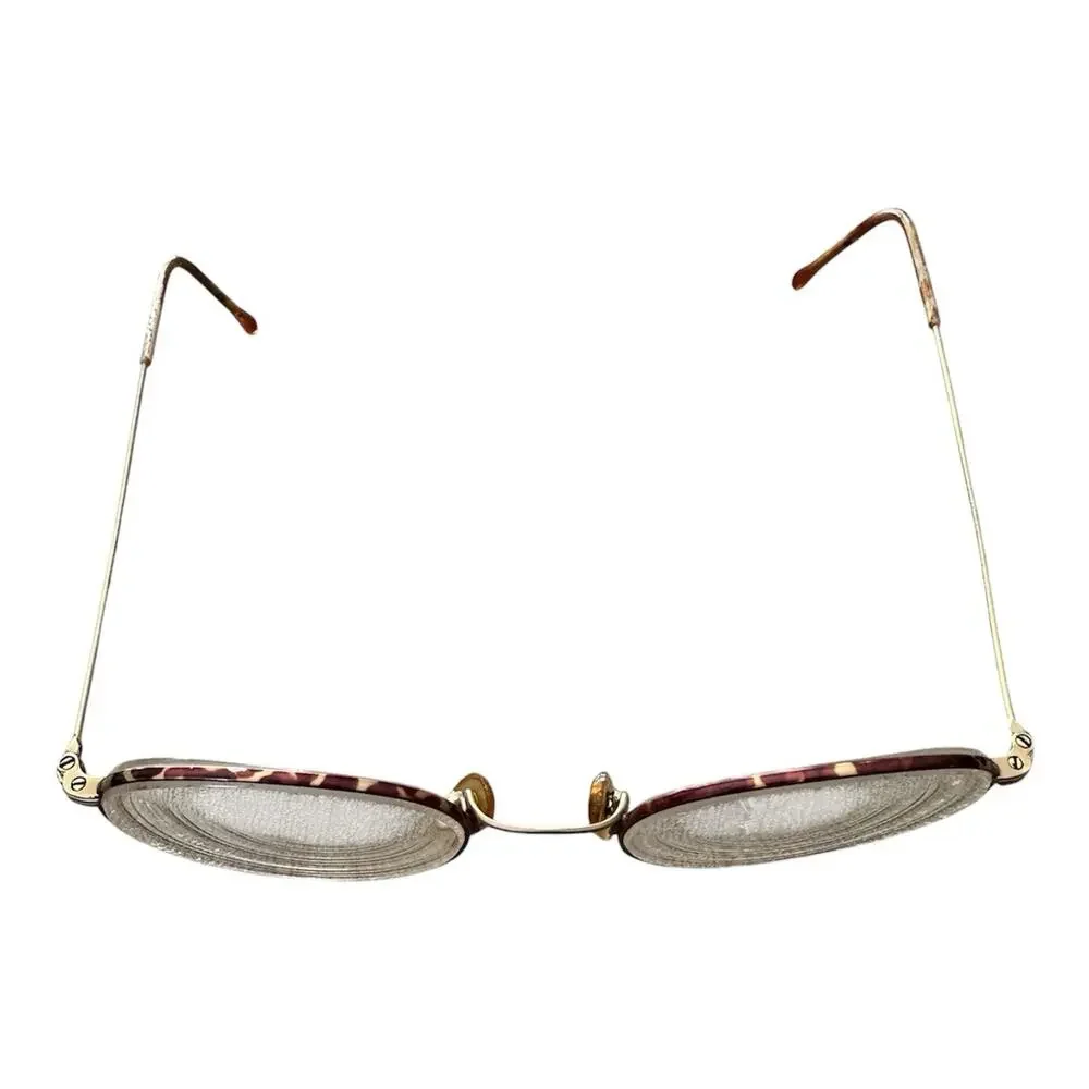 Brooks Brothers Italy BB 128 1007 49 19 140 Gold Tortoise Eyeglass Frames